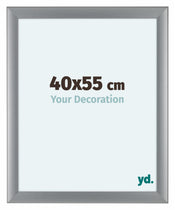 Como MDF Bilderrahmen 40x55cm Silber Matt Vorne Messe | Yourdecoration.at