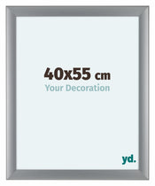 Como MDF Bilderrahmen 40x55cm Silber Matt Vorne Messe | Yourdecoration.at