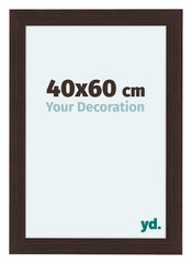 Como MDF Bilderrahmen 40x60cm Eiche Dunkel Vorne Messe | Yourdecoration.at
