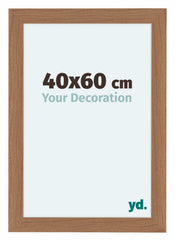 Como MDF Bilderrahmen 40x60cm Nussbaum Hell Vorne Messe | Yourdecoration.at