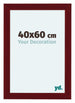 Como MDF Bilderrahmen 40x60cm Weinrot Gewischt Vorne Messe | Yourdecoration.at