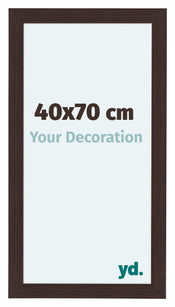 Como MDF Bilderrahmen 40x70cm Eiche Dunkel Vorne Messe | Yourdecoration.at
