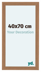 Como MDF Bilderrahmen 40x70cm Nussbaum Hell Vorne Messe | Yourdecoration.at