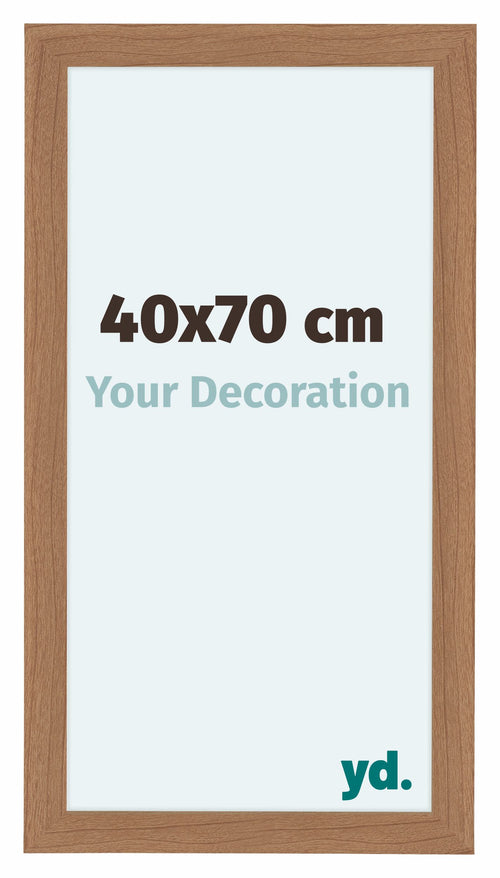 Como MDF Bilderrahmen 40x70cm Nussbaum Hell Vorne Messe | Yourdecoration.at