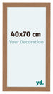 Como MDF Bilderrahmen 40x70cm Nussbaum Hell Vorne Messe | Yourdecoration.at