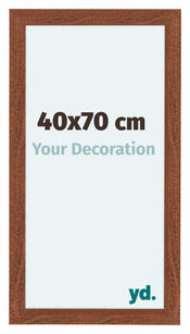 Como MDF Bilderrahmen 40x70cm Nussbaum Vorne Messe | Yourdecoration.at