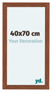 Como MDF Bilderrahmen 40x70cm Nussbaum Vorne Messe | Yourdecoration.at