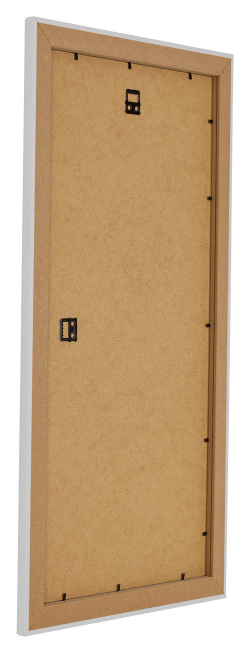 Como MDF Bilderrahmen 40x70cm Weiss Hochglanz Ruckseite Schrag | Yourdecoration.at