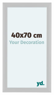 Como MDF Bilderrahmen 40x70cm Weiss Hochglanz Vorne Messe | Yourdecoration.at