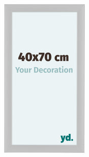 Como MDF Bilderrahmen 40x70cm Weiss Matt Vorne Messe | Yourdecoration.at