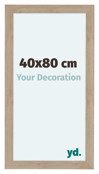 Como MDF Bilderrahmen 40x80cm Eiche Hell Vorne Messe | Yourdecoration.at