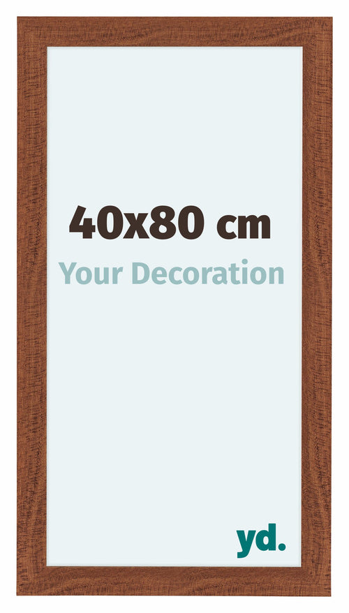 Como MDF Bilderrahmen 40x80cm Nussbaum Vorne Messe | Yourdecoration.at
