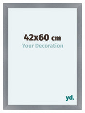 Como MDF Bilderrahmen 42x60cm Aluminium Geburstet Vorne Messe | Yourdecoration.at