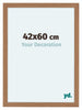 Como MDF Bilderrahmen 42x60cm Nussbaum Hell Vorne Messe | Yourdecoration.at