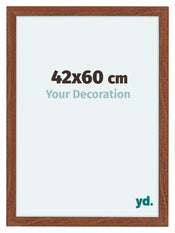 Como MDF Bilderrahmen 42x60cm Nussbaum Vorne Messe | Yourdecoration.at