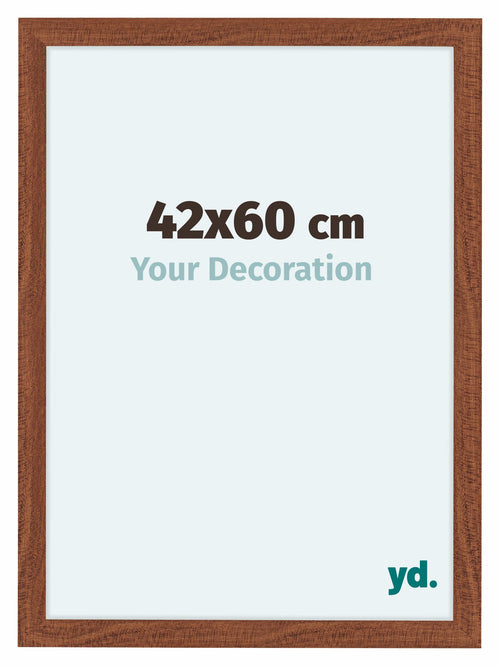 Como MDF Bilderrahmen 42x60cm Nussbaum Vorne Messe | Yourdecoration.at