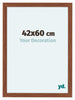 Como MDF Bilderrahmen 42x60cm Nussbaum Vorne Messe | Yourdecoration.at