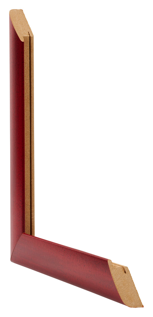 Como MDF Bilderrahmen 42x60cm Weinrot Gewischt Querschnitt | Yourdecoration.at