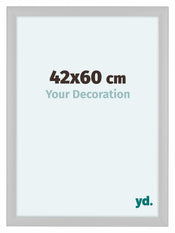 Como MDF Bilderrahmen 42x60cm Weiss Hochglanz Vorne Messe | Yourdecoration.at