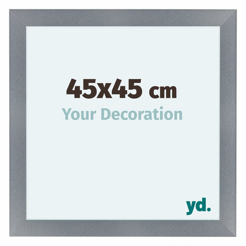 Como MDF Bilderrahmen 45x45cm Aluminium Geburstet Vorne Messe | Yourdecoration.at