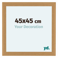 Como MDF Bilderrahmen 45x45cm Buche Vorne Messe | Yourdecoration.at