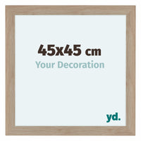 Como MDF Bilderrahmen 45x45cm Eiche Hell Vorne Messe | Yourdecoration.at