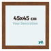Como MDF Bilderrahmen 45x45cm Eiche Rustiek Vorne Messe | Yourdecoration.at