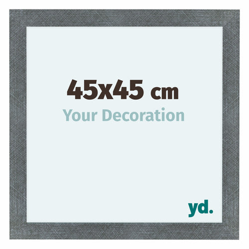 Como MDF Bilderrahmen 45x45cm Eisen Gewischt Vorne Messe | Yourdecoration.at