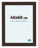 Como MDF Bilderrahmen 45x60cm Eiche Dunkel Vorne Messe | Yourdecoration.at