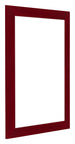Como MDF Bilderrahmen 45x60cm Weinrot Gewischt Vorne Schrag | Yourdecoration.at