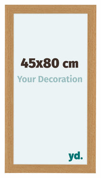 Como MDF Bilderrahmen 45x80cm Buche Vorne Messe | Yourdecoration.at