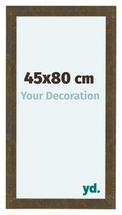 Como MDF Bilderrahmen 45x80cm Gold Antik Vorne Messe | Yourdecoration.at