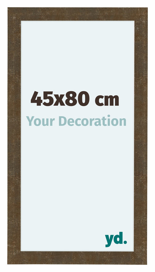 Como MDF Bilderrahmen 45x80cm Gold Antik Vorne Messe | Yourdecoration.at