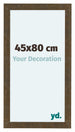 Como MDF Bilderrahmen 45x80cm Gold Antik Vorne Messe | Yourdecoration.at
