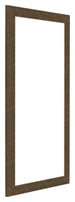Como MDF Bilderrahmen 45x80cm Gold Antik Vorne Schrag | Yourdecoration.at