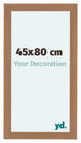 Como MDF Bilderrahmen 45x80cm Nussbaum Hell Vorne Messe | Yourdecoration.at