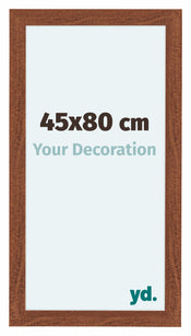 Como MDF Bilderrahmen 45x80cm Nussbaum Vorne Messe | Yourdecoration.at