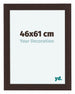 Como MDF Bilderrahmen 46x61cm Eiche Dunkel Vorne Vorne | Yourdecoration.at