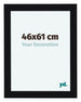 Como MDF Bilderrahmen 46x61cm Schwarz Hochglanz Vorne Vorne | Yourdecoration.at