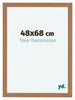 Como MDF Bilderrahmen 48x68cm Nussbaum Hell Vorne Vorne | Yourdecoration.at