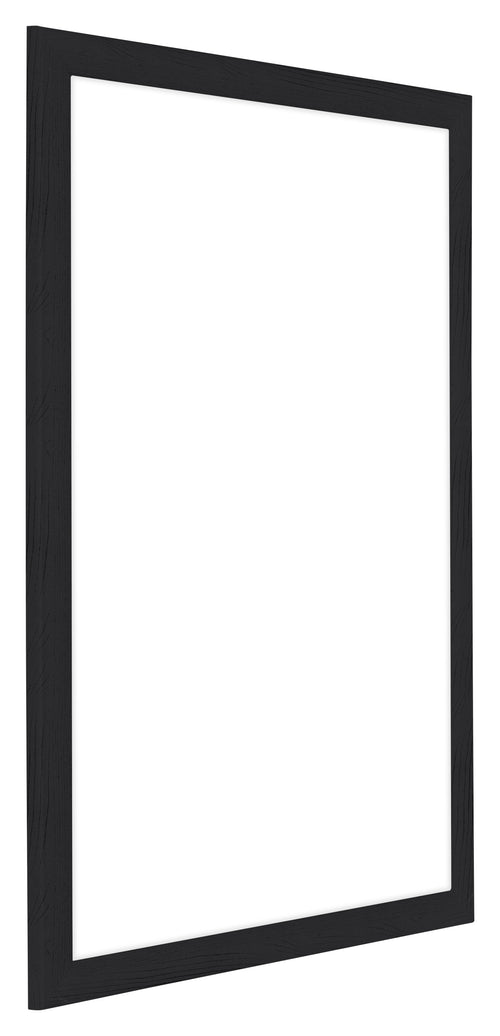Como MDF Bilderrahmen 48x68cm Schwarz Gemasert Vorne Schrag | Yourdecoration.at