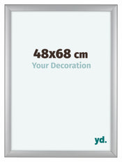 Como MDF Bilderrahmen 48x68cm Silber Matt Vorne Vorne | Yourdecoration.at