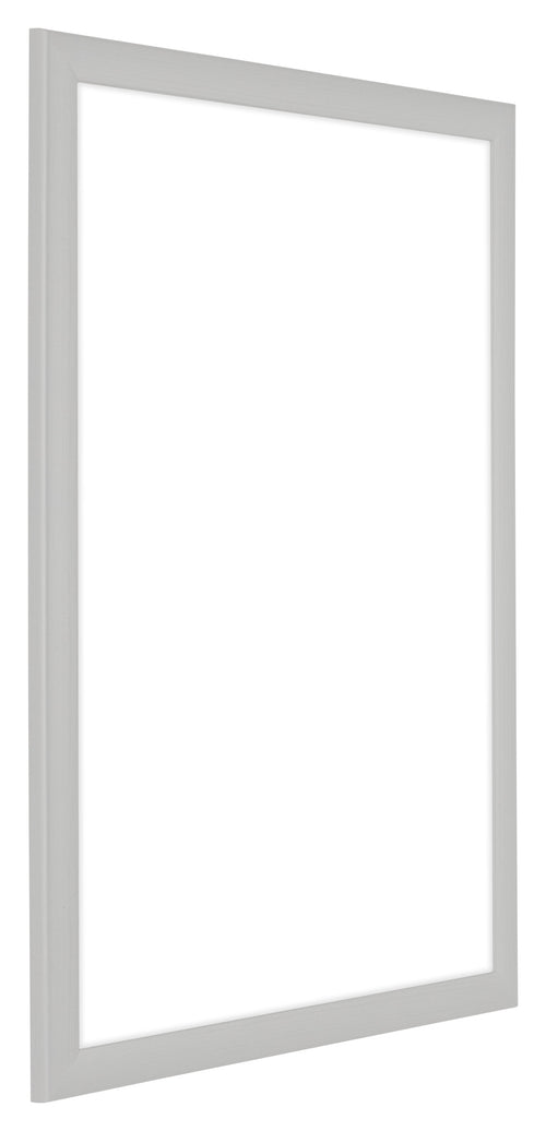 Como MDF Bilderrahmen 48x68cm Weiss Gemasert Vorne Schrag | Yourdecoration.at