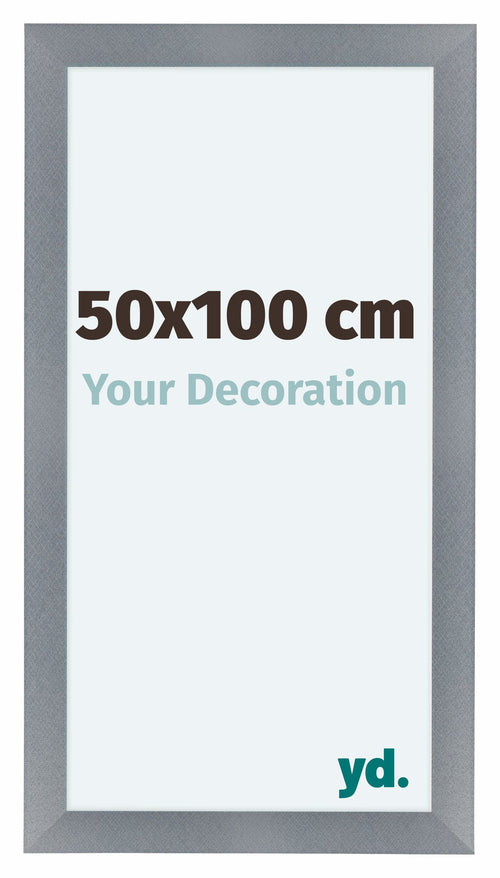 Como MDF Bilderrahmen 50x100cm Aluminium Gebeurstet Vorne Vorne | Yourdecoration.at