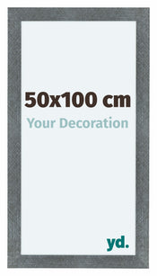 Como MDF Bilderrahmen 50x100cm Eisen Gewischt Vorne Vorne | Yourdecoration.at