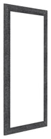 Como MDF Bilderrahmen 50x100cm Grau Gewischt Vorne Schrag | Yourdecoration.at