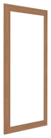Como MDF Bilderrahmen 50x100cm Nussbaum Hell Vorne Schrag | Yourdecoration.at