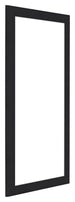 Como MDF Bilderrahmen 50x100cm Schwarz Gemasert Vorne Schrag | Yourdecoration.at