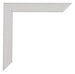 Como MDF Bilderrahmen 50x100cm Weiss Gemasert Ecke | Yourdecoration.at