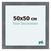 Como MDF Bilderrahmen 50x50cm Eisen Gewischt Vorne Messe | Yourdecoration.at
